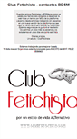 Mobile Screenshot of clubfetichista.com
